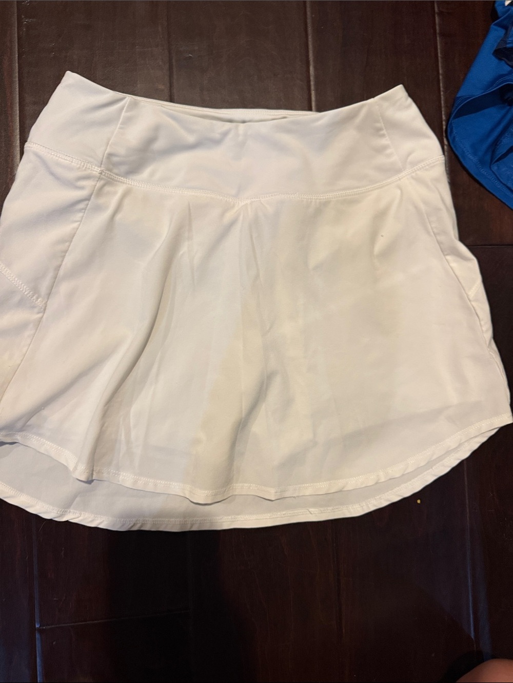 Addison Bay White A-Line Mini Skirt